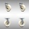 Service Caster 6 Inch Stainless Steel Nylon Caster Set with Roller Bearing 2 Swivel 2 Rigid SCC SCC-SS30S620-NYR-2-R-2 - alternate 1